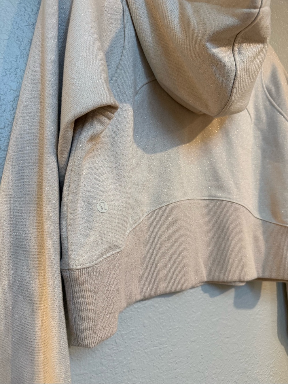 Lululemon Gold Glitter Hoodie